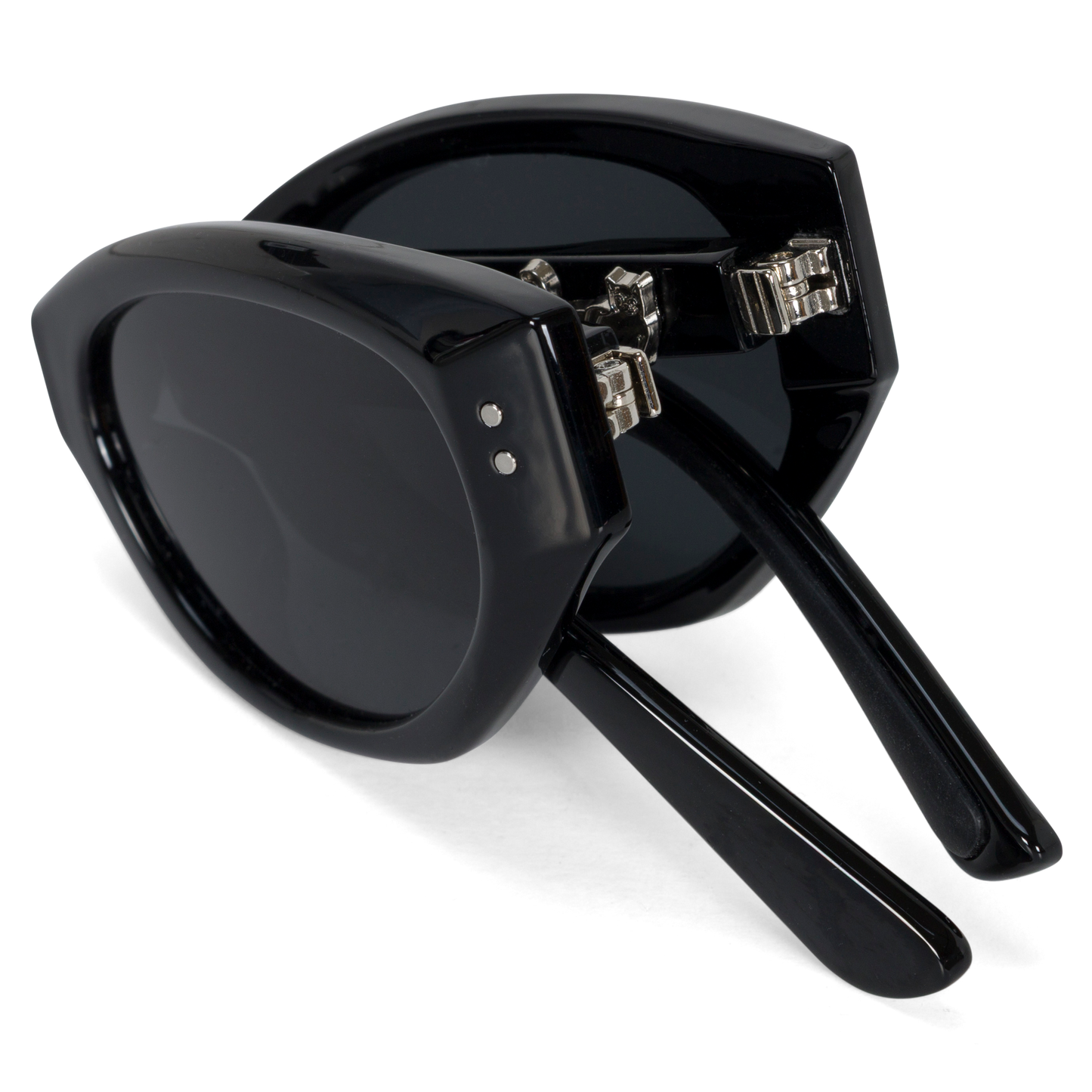 Castanza Folding Sunglasses (Black)