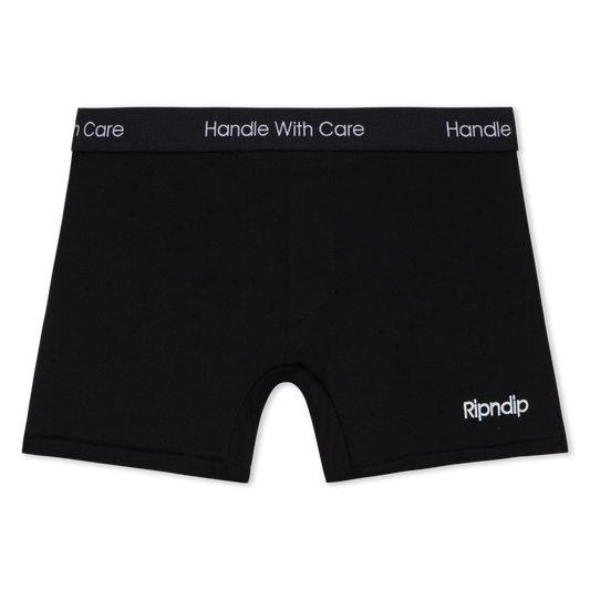 Handle With Care Boxers (Black)