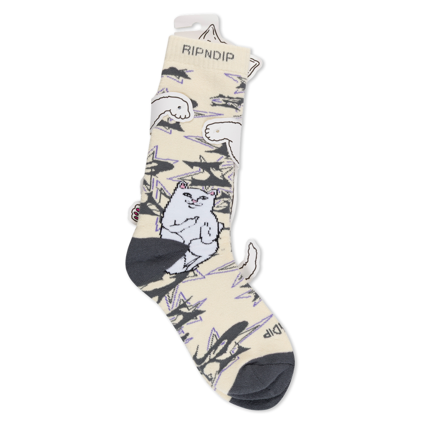 Lord Nermal Wire Socks (Bone)