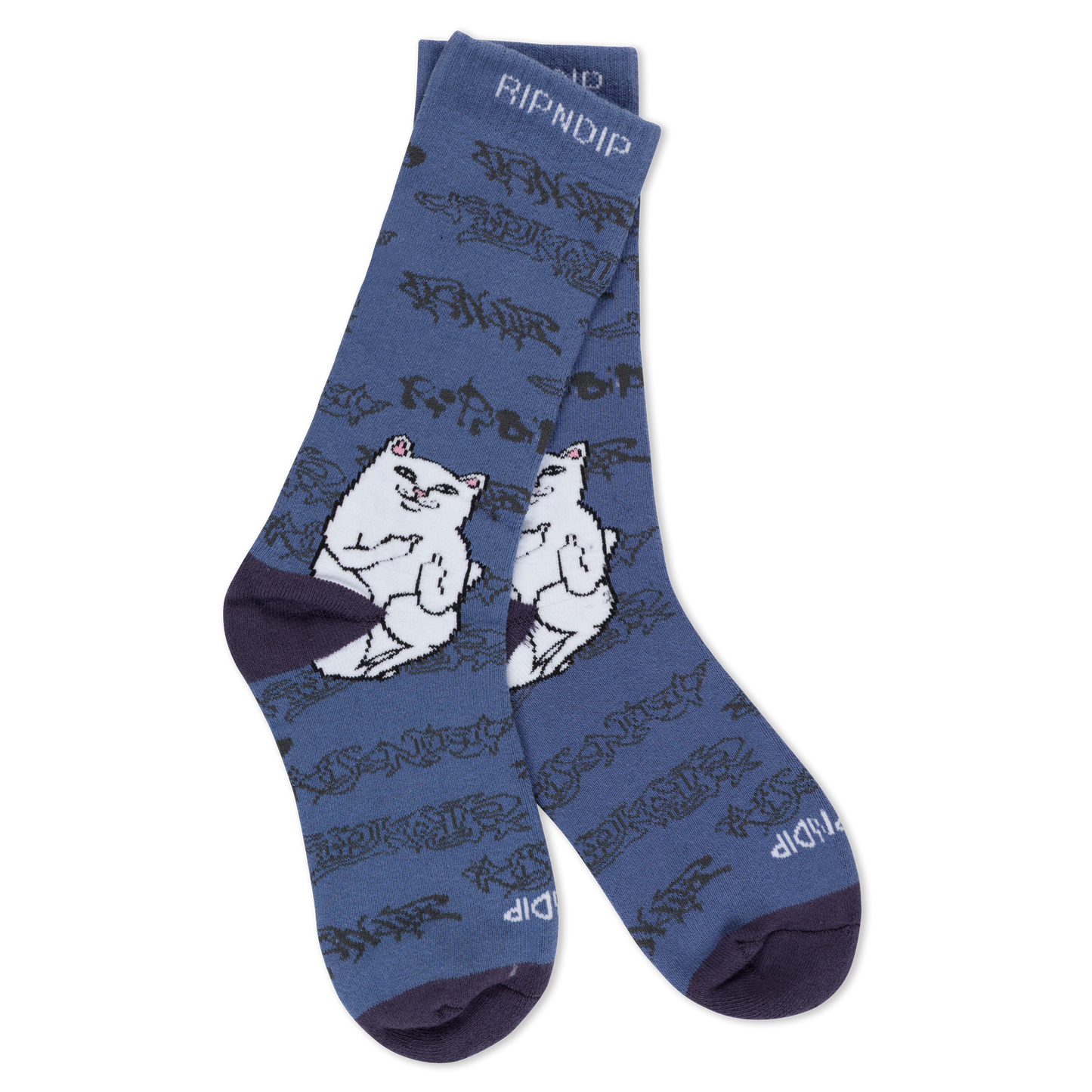 Lord Nermal Ghost Socks (Slate)
