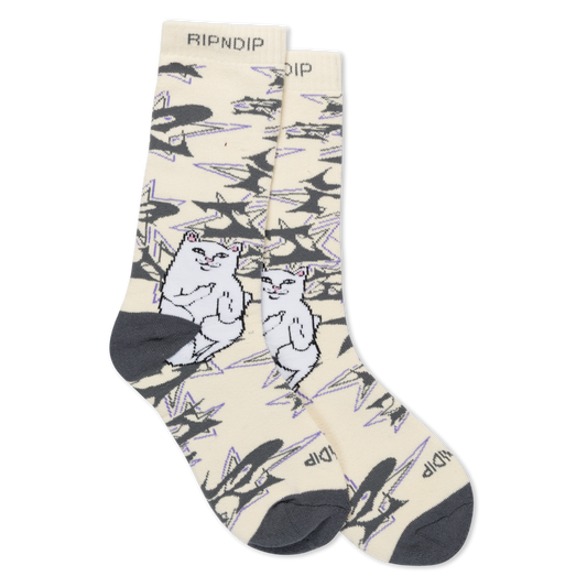 Lord Nermal Wire Socks (Bone)