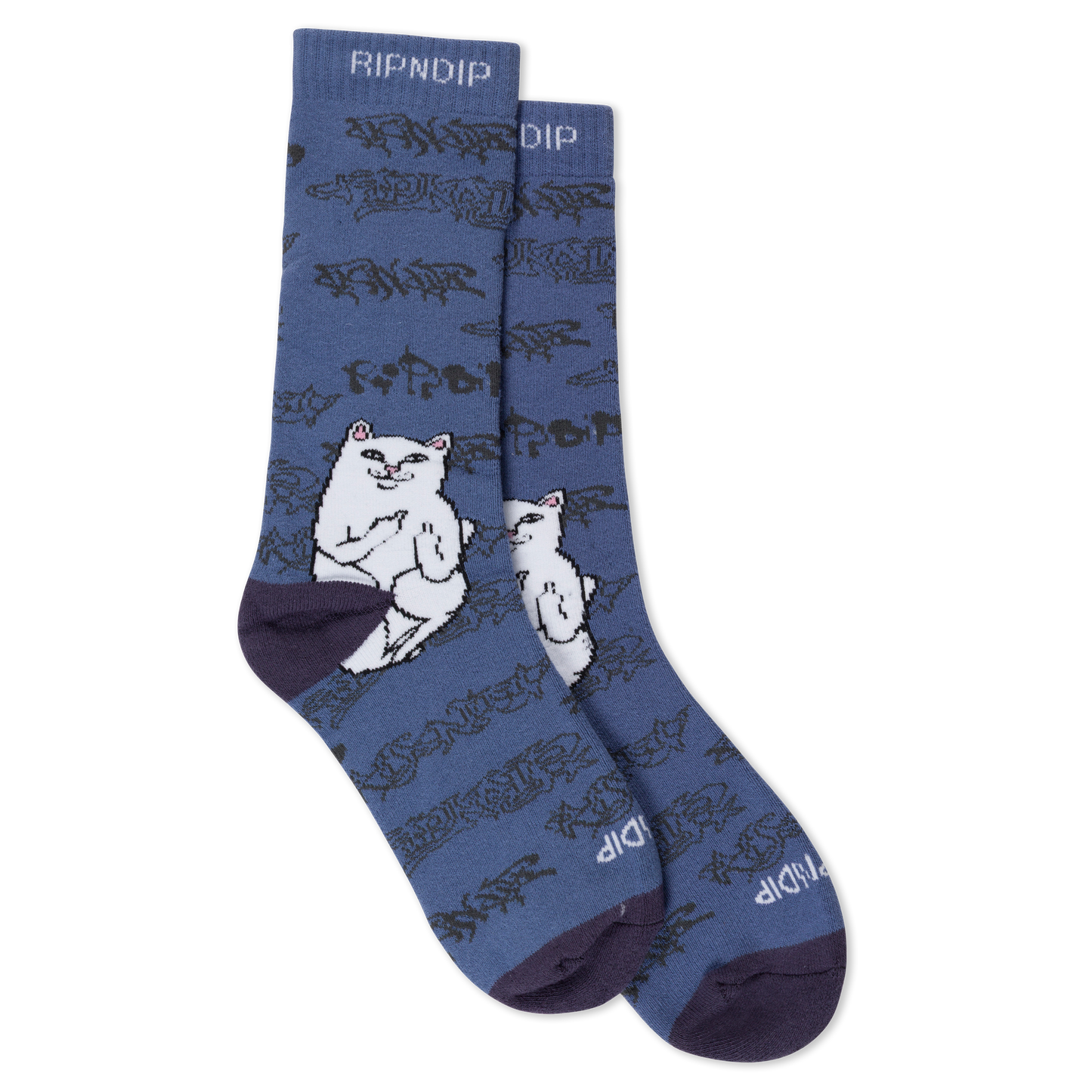 Lord Nermal Ghost Socks (Slate)