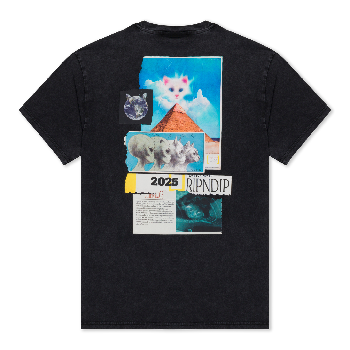 Nerm Geo Tee (Black Vintage Wash)