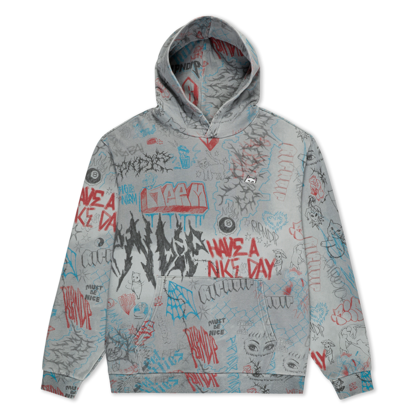 Marker Hoodie (Sage Grey Vintage Wash)