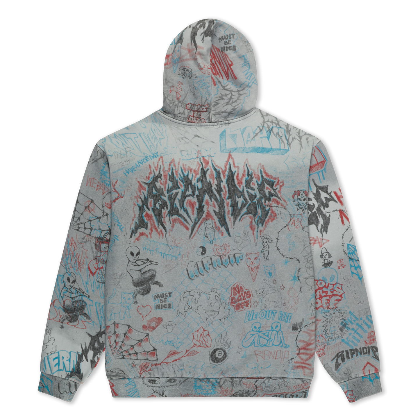 Marker Hoodie (Sage Grey Vintage Wash)