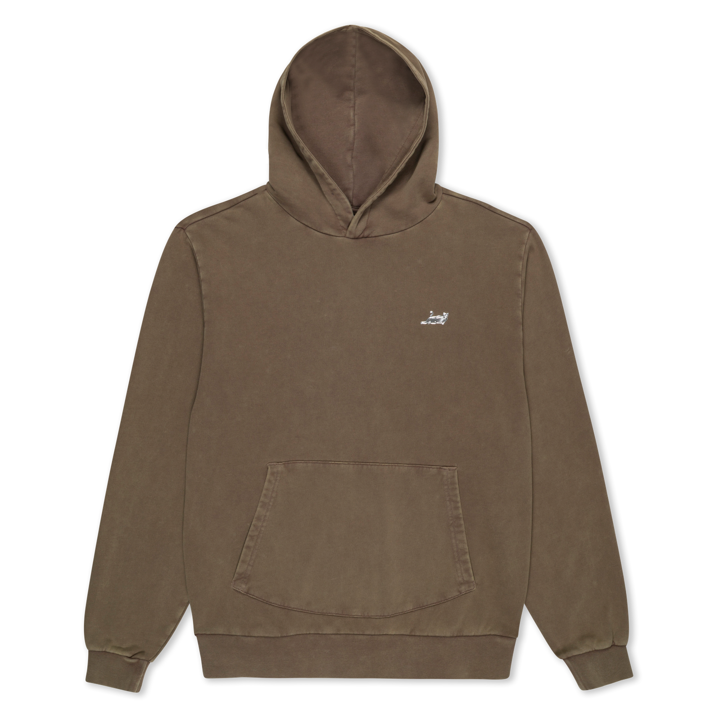 Castanza Hoodie (Brown Vintage Wash)
