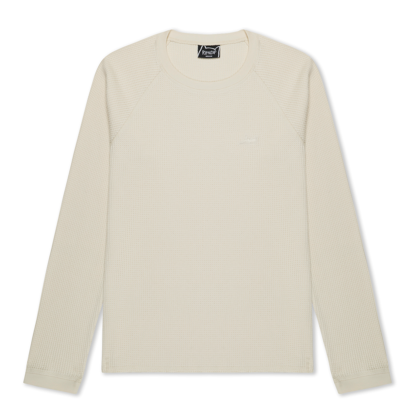 Castanza Waffle Knit Long Sleeve (Off-White)