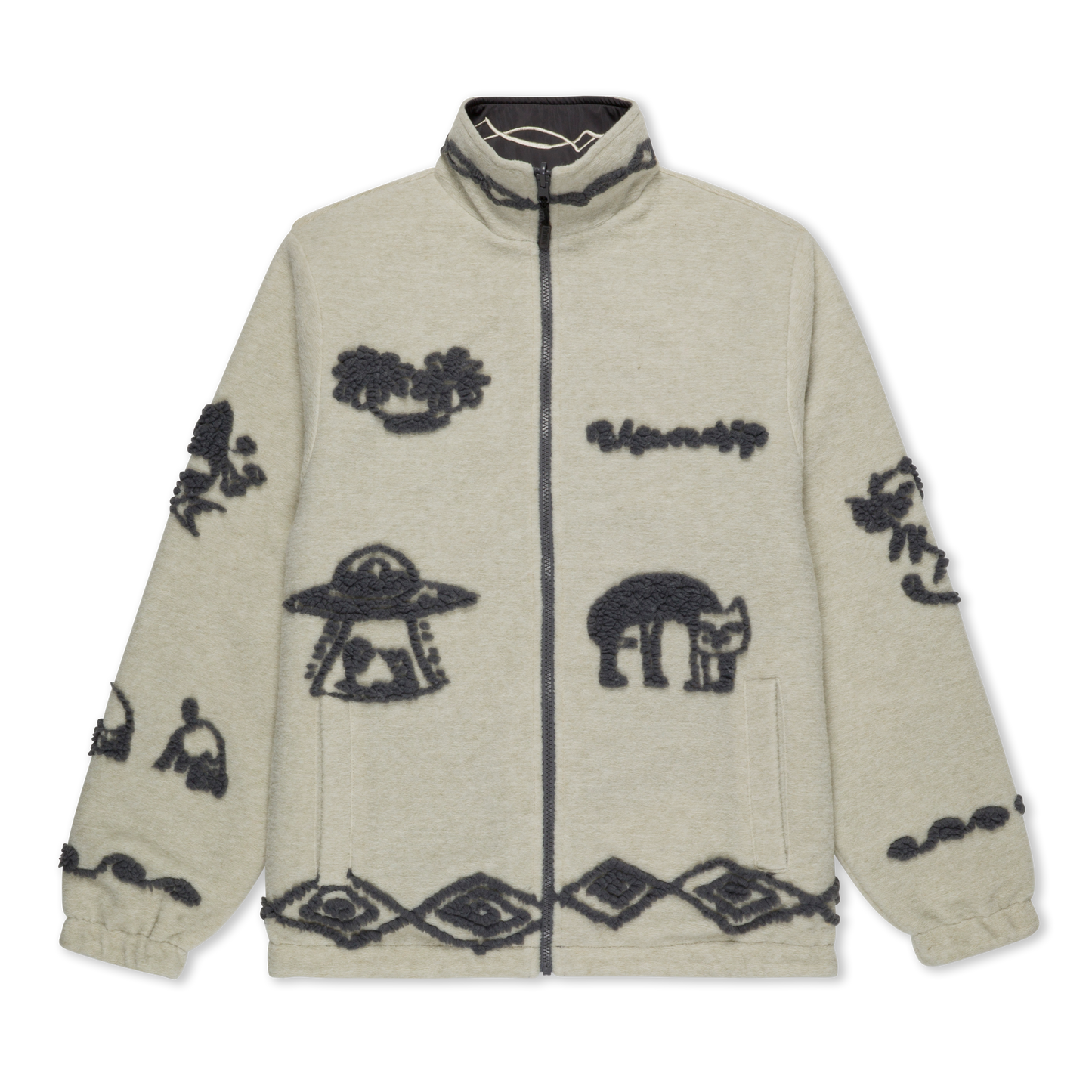 Blonded Reversible Jacket (Sand / Charcoal)
