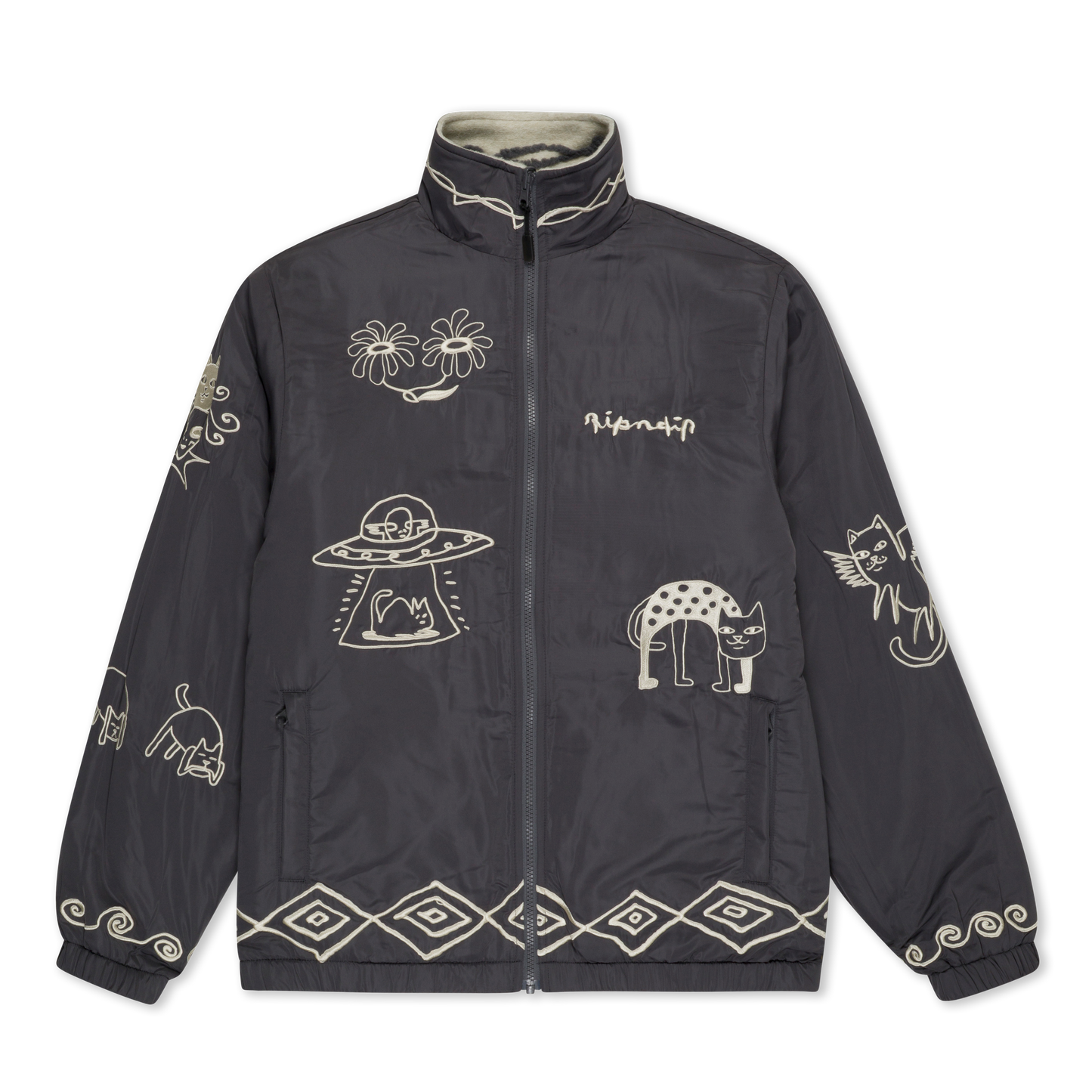 Blonded Reversible Jacket (Sand / Charcoal)
