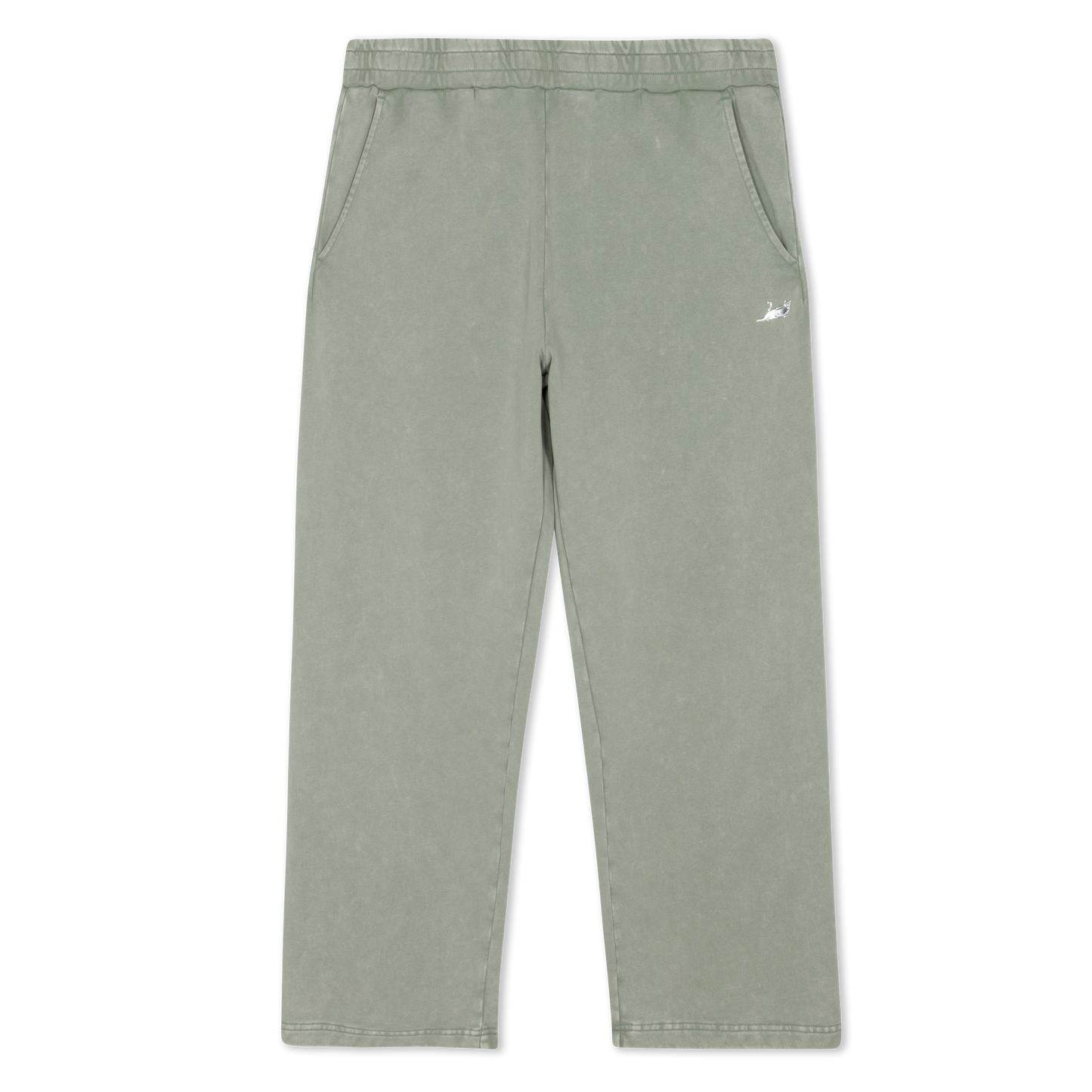 Castanza Straight Leg Sweatpants (Sage Vintage Wash)