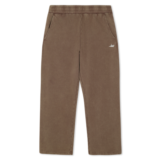 Castanza Straight Leg Sweatpants (Brown Vintage Wash)