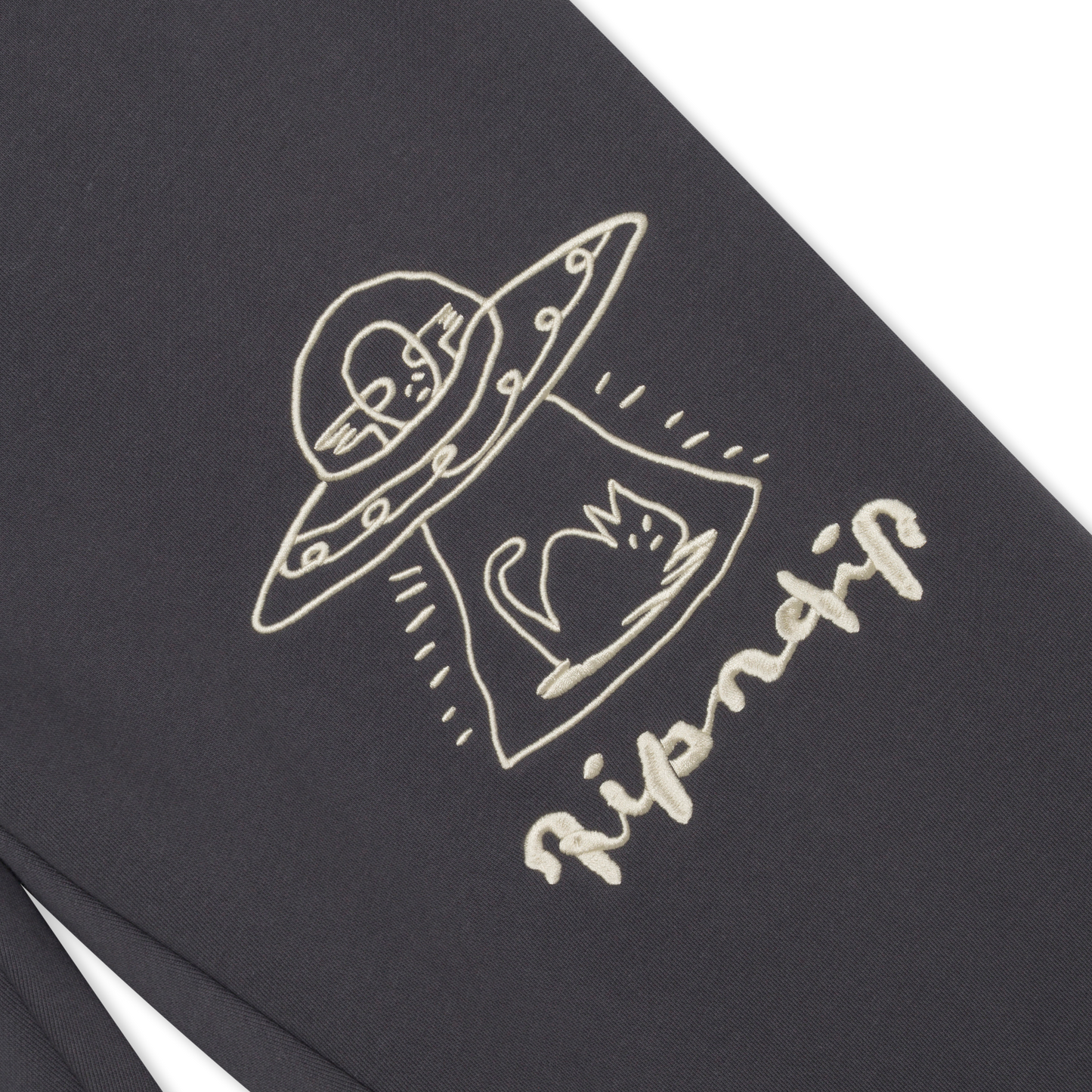 Blonded Straight Leg Sweatpants (Charcoal)