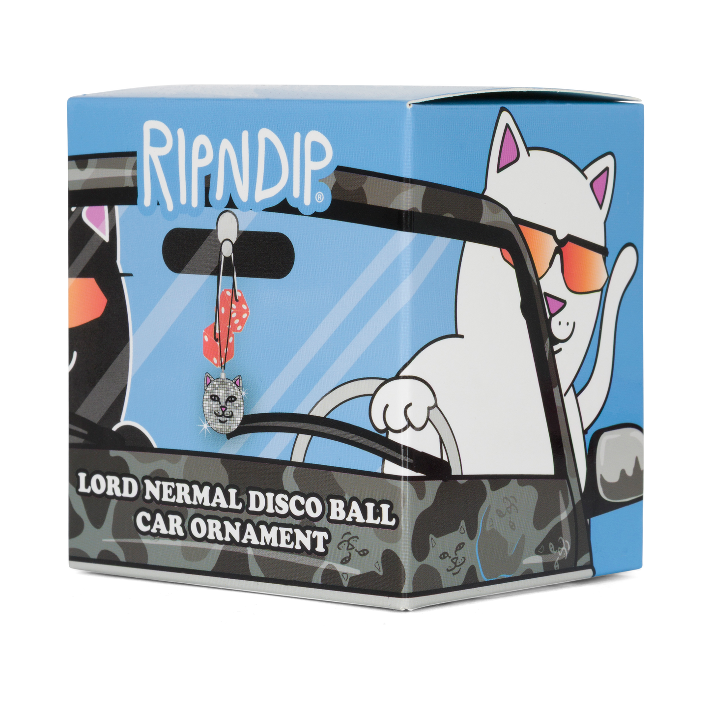 Nermal Disco Car Ornament (Metallic)