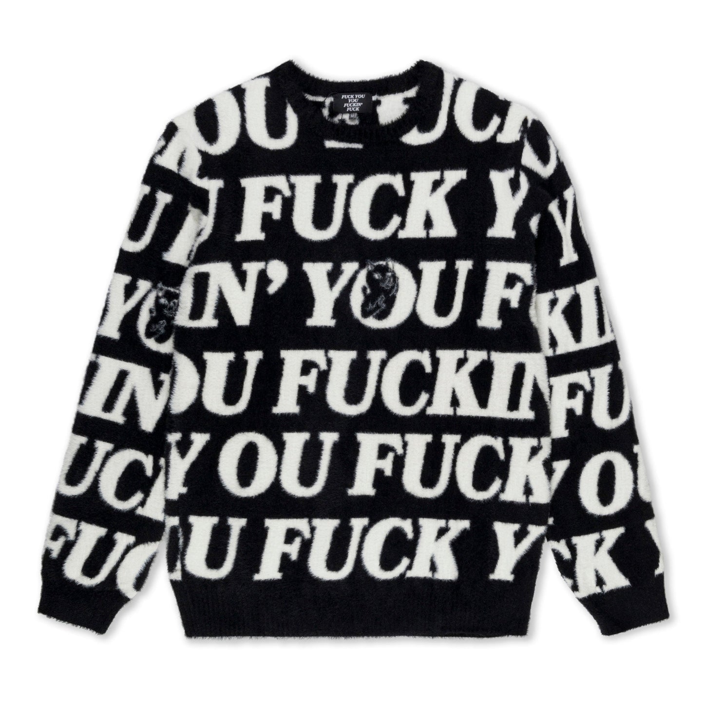 Fuckin Fuck Mohair Sweater (Black)