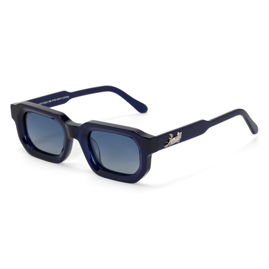 Castanza Sunglasses (Navy / Light Blue)
