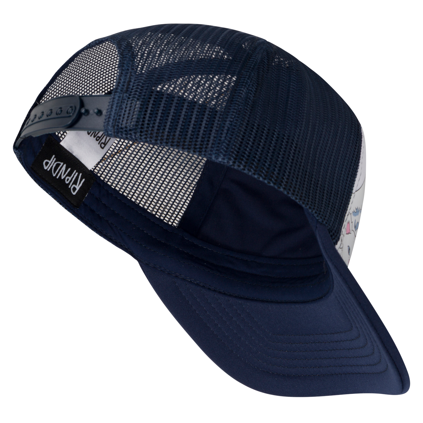 Great Wave Of Nerm Trucker Hat (Navy)