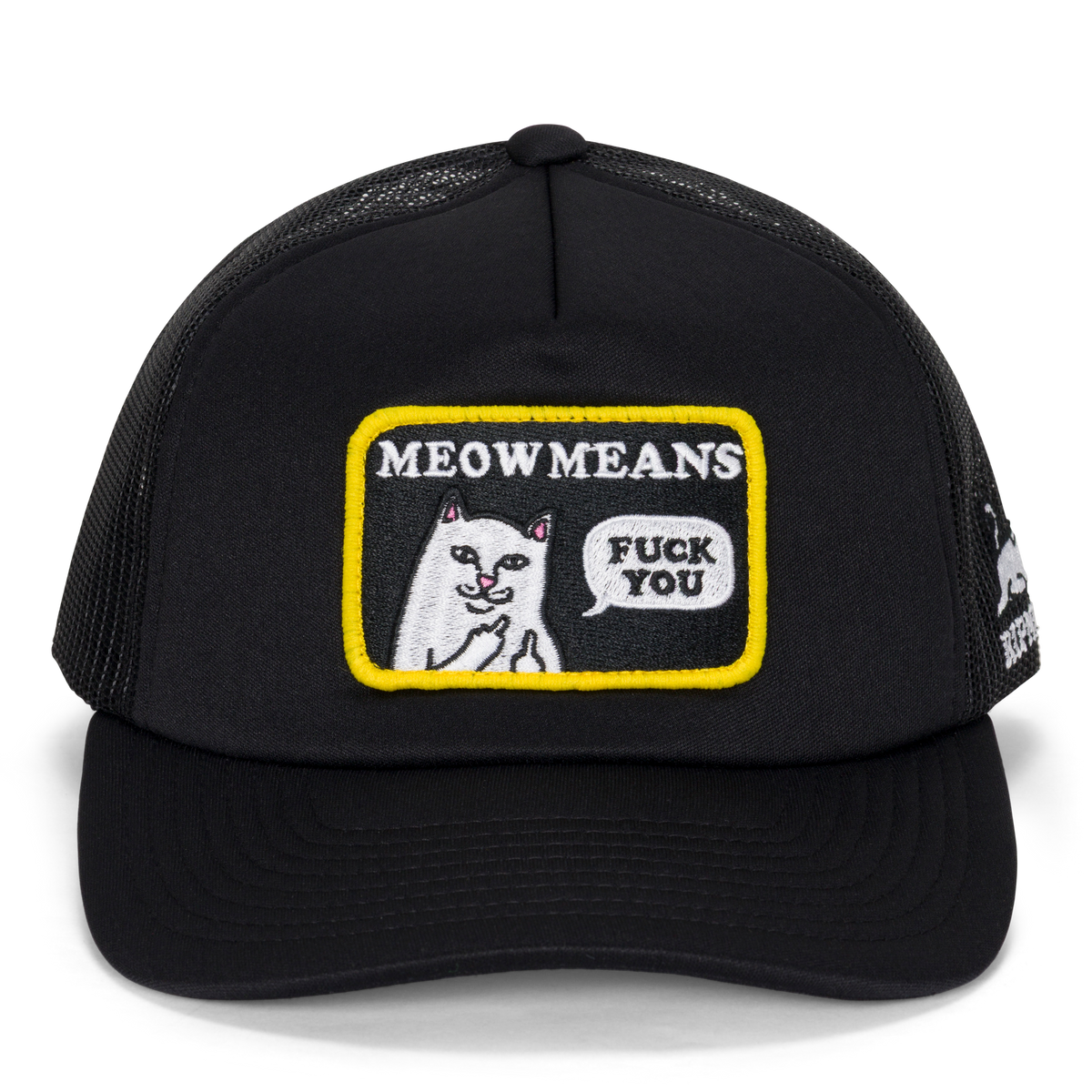 Meow Meow Trucker Hat (Black)