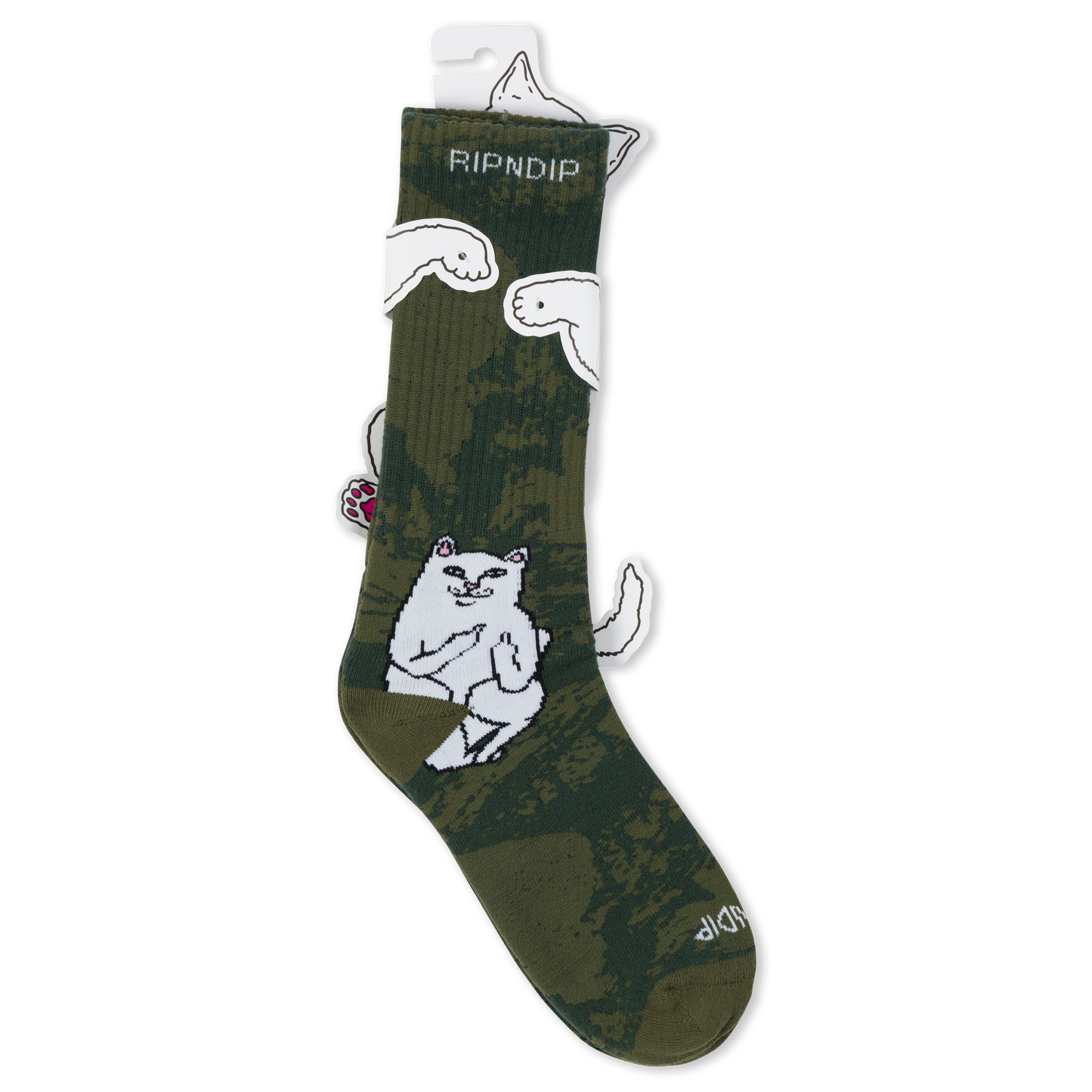 Lord Nermal Socks (Forest Camo)