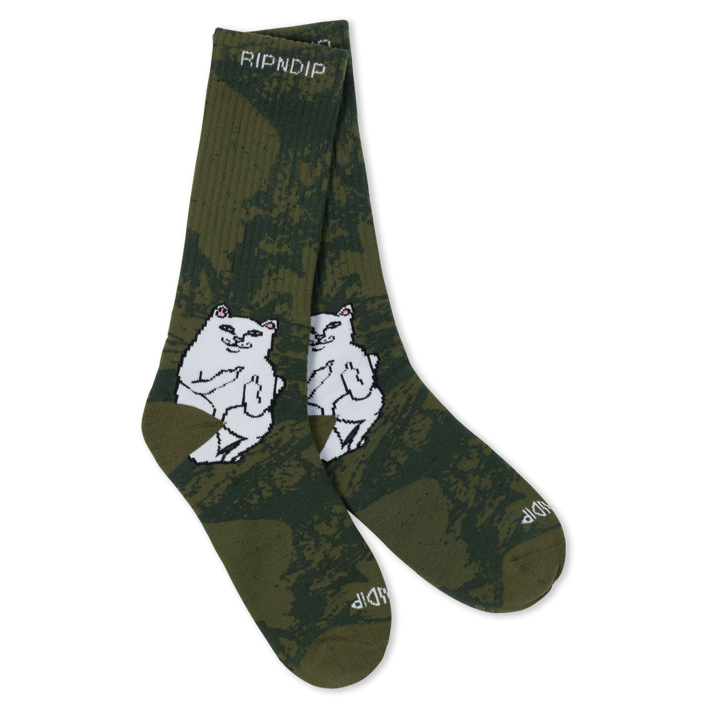 Lord Nermal Socks (Forest Camo)