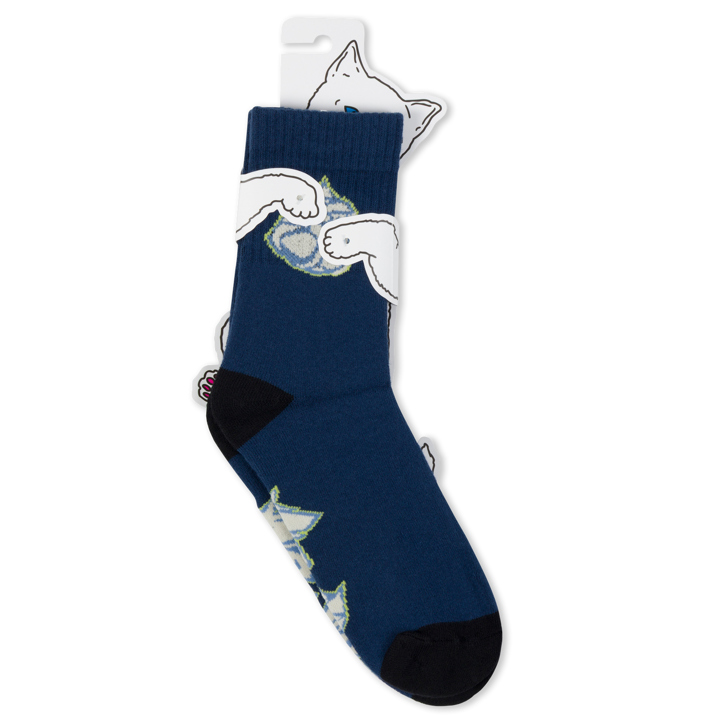 Cyclone Mid Socks (Navy)