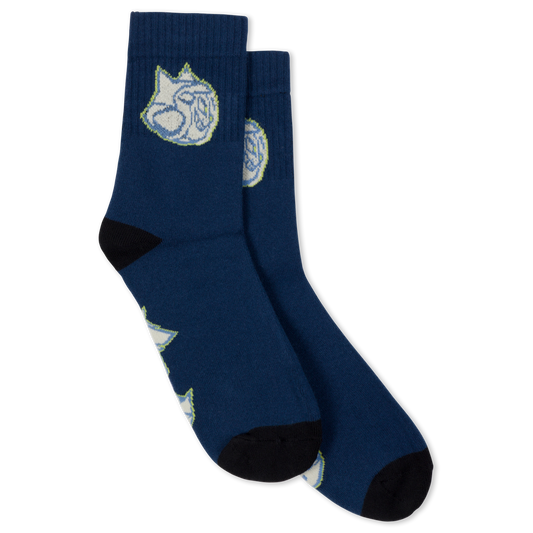 Cyclone Mid Socks (Navy)