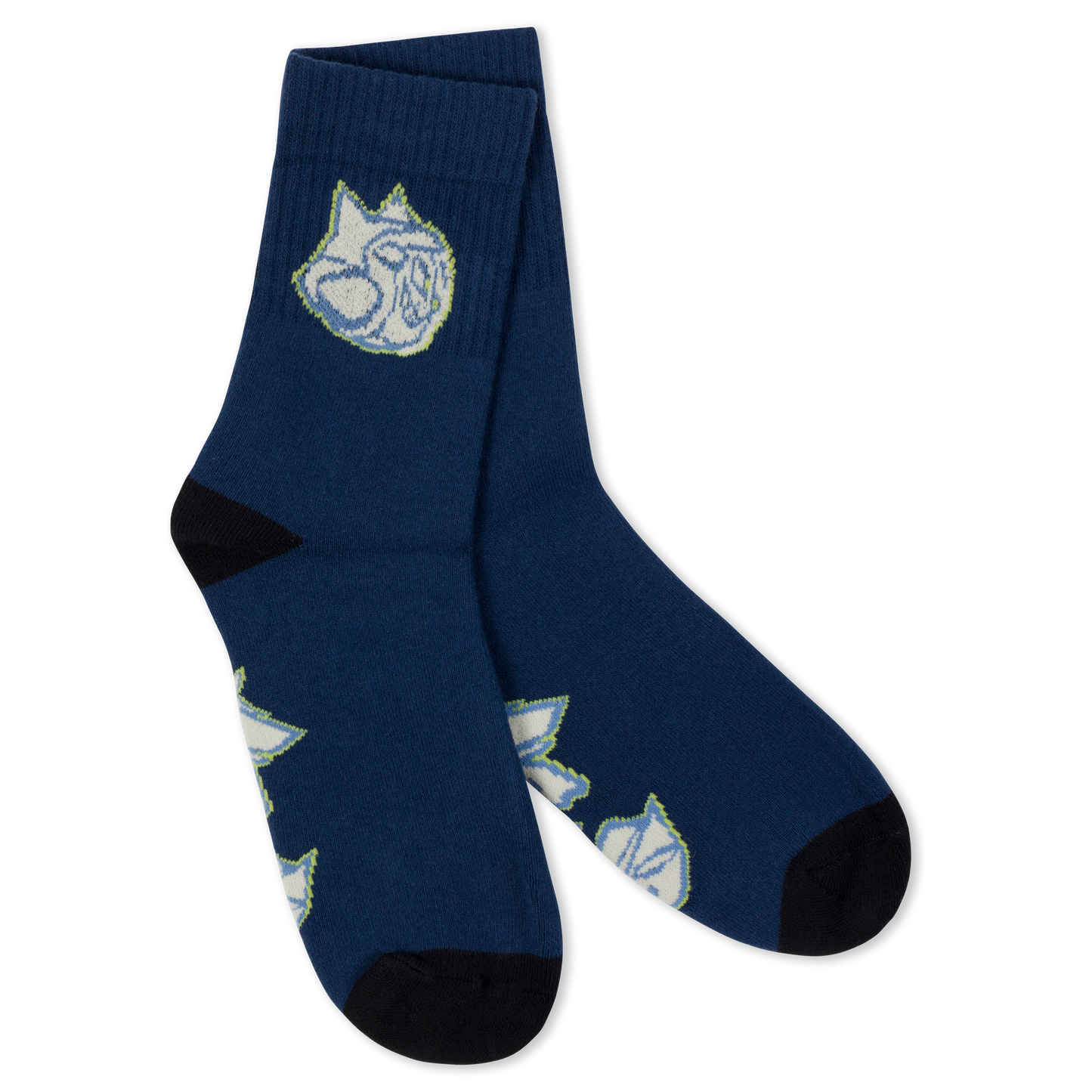 Cyclone Mid Socks (Navy)