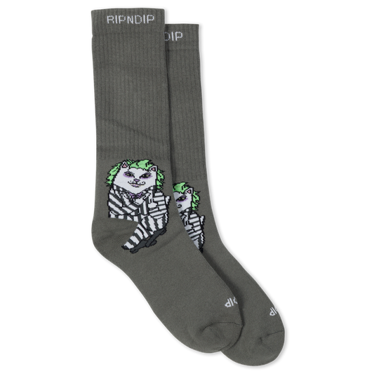 Bug Drank Nerm Socks (Charcoal)