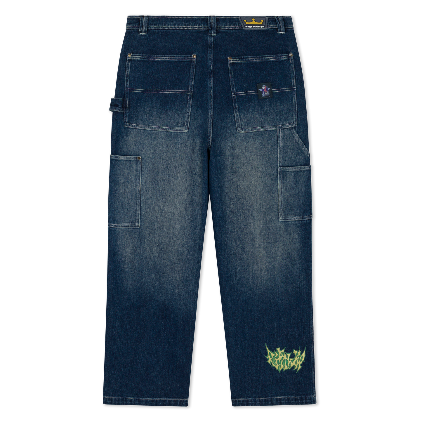 Skyline Wide Fit Carpenter Pant (Light Wash Denim)