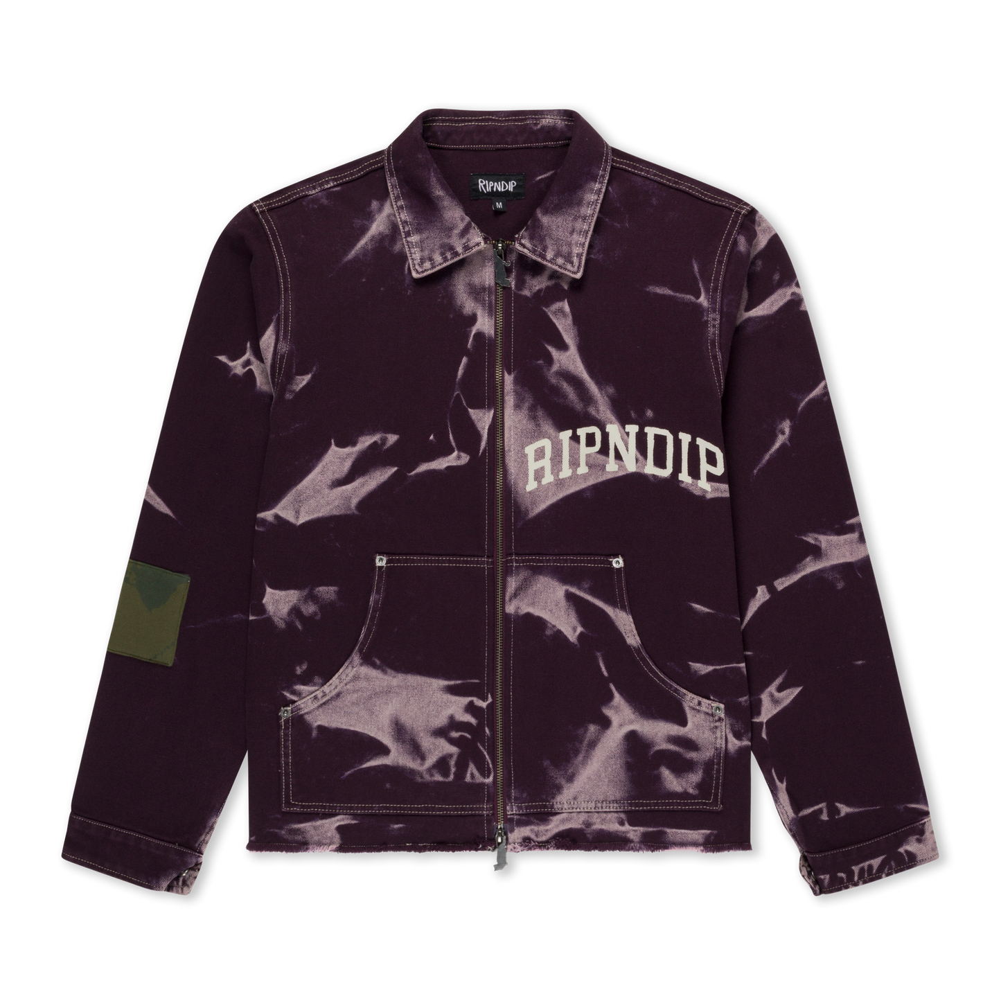 Skyline Work Jacket (Dark Plum Wash)