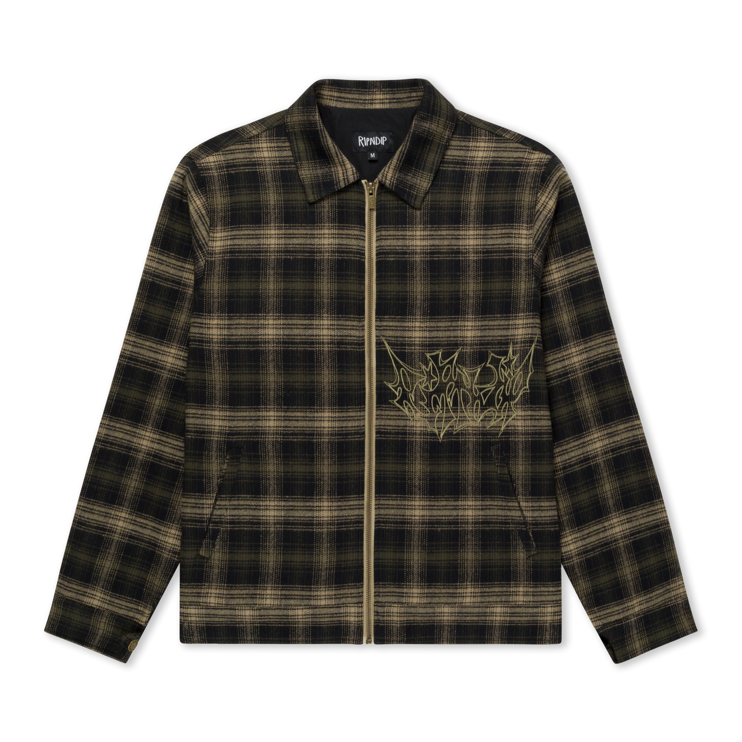 Slater Work Jacket (Navy / Forest Plaid)