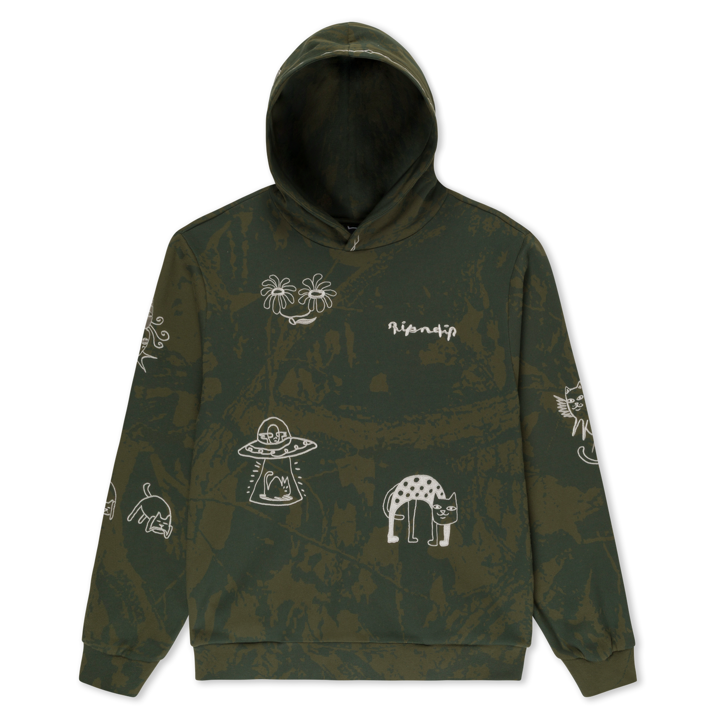 Blonded Hoodie (Forest Camo)