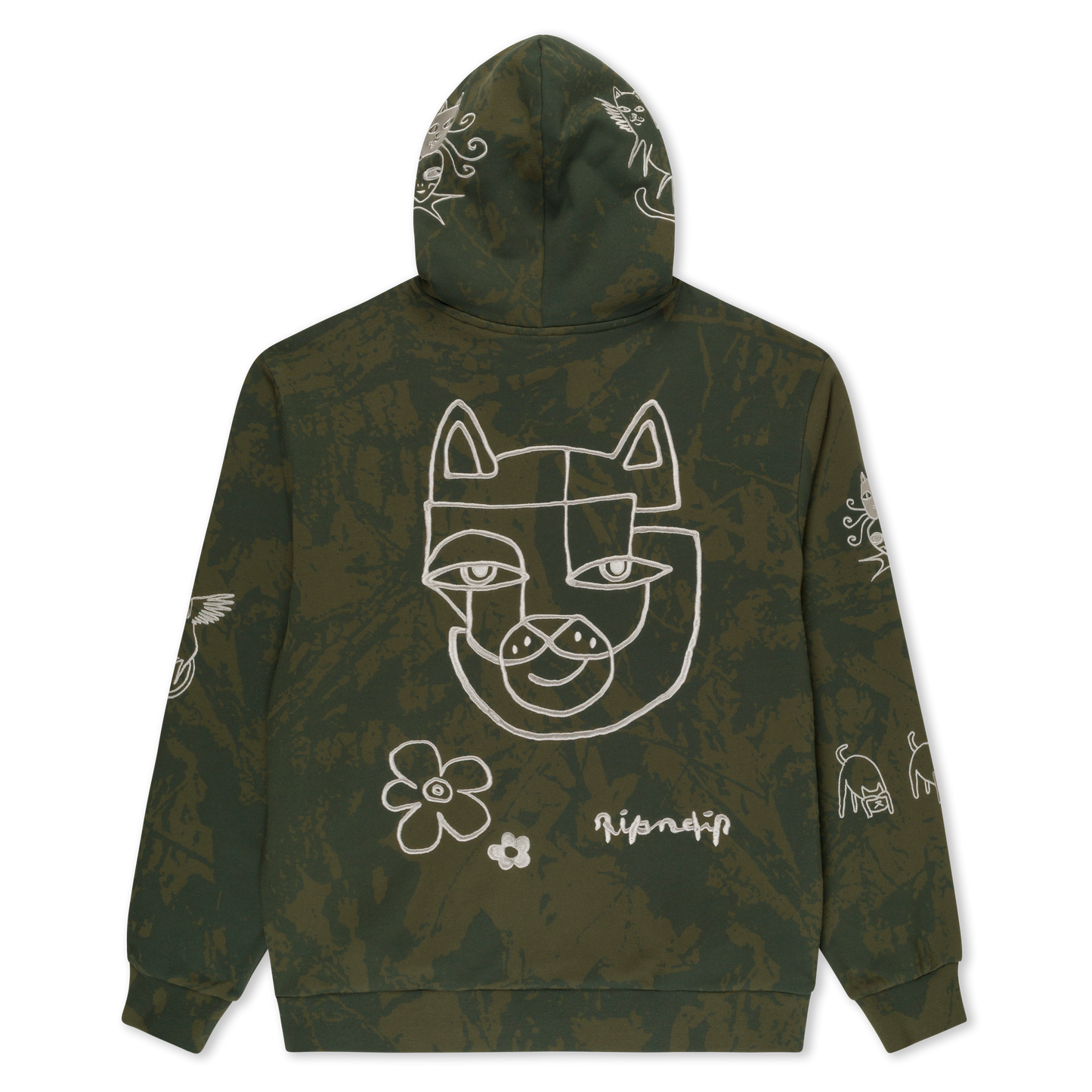 Blonded Hoodie (Forest Camo)