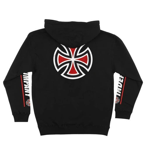Independent Shear Pullover Hooded Mens Sweatshirt - Black - Bow Shock Marketplace