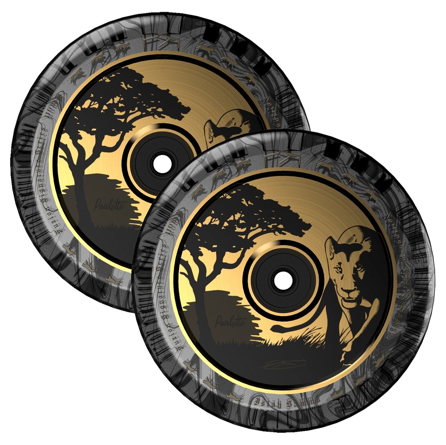 Fuzion Hollowcore Wheels 110mm - Isiah Samms Signature (Pair)