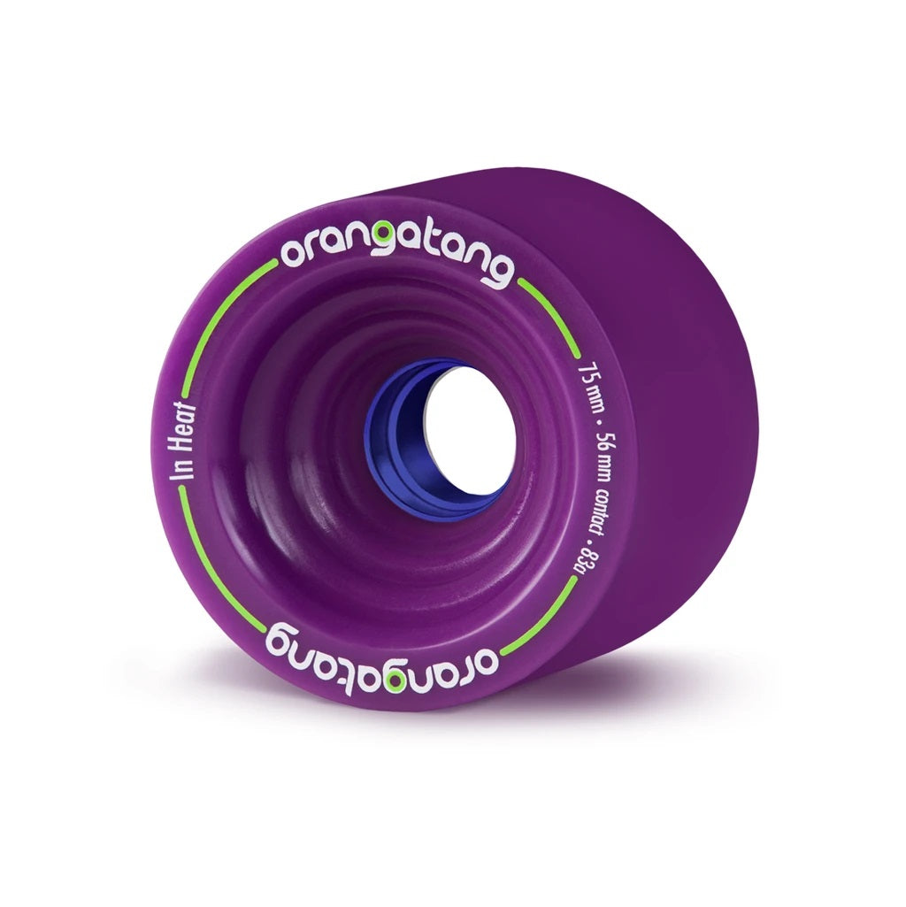 Orangatang In Heat 75mm 83a Purple Longboard Wheels (Set of 4) - Bow Shock Marketplace