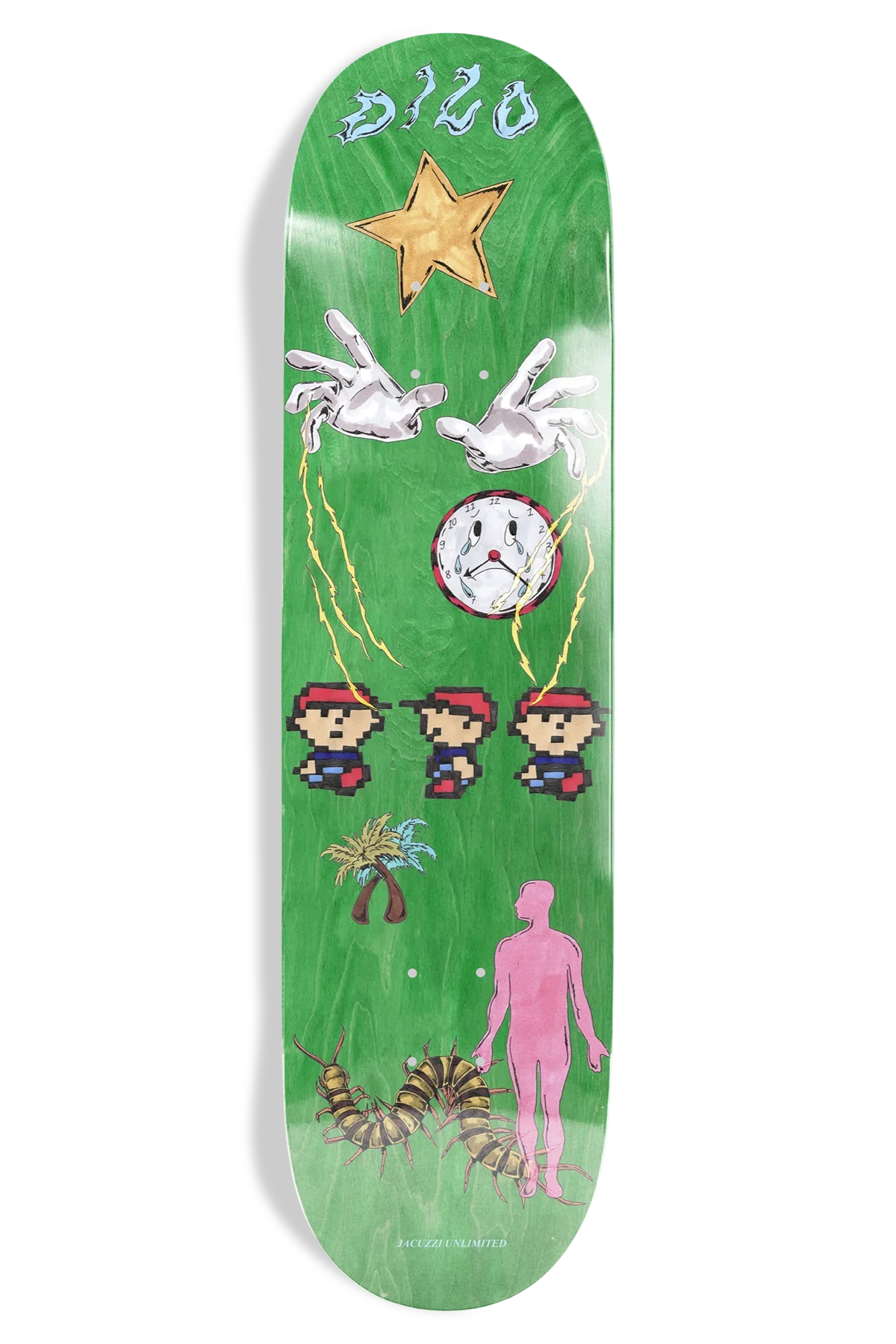 Jacuzzi Unlimted John Dilo Projection 8.5" Skateboard Deck