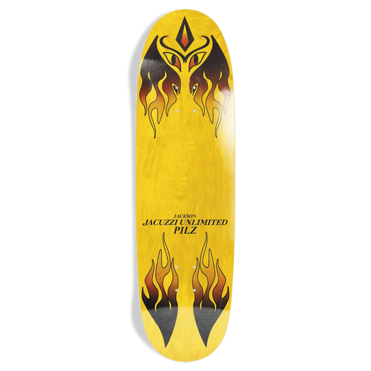 Jacuzzi Jackson Pilz Skim Board 9.125" Football Shaped Skateboard Deck