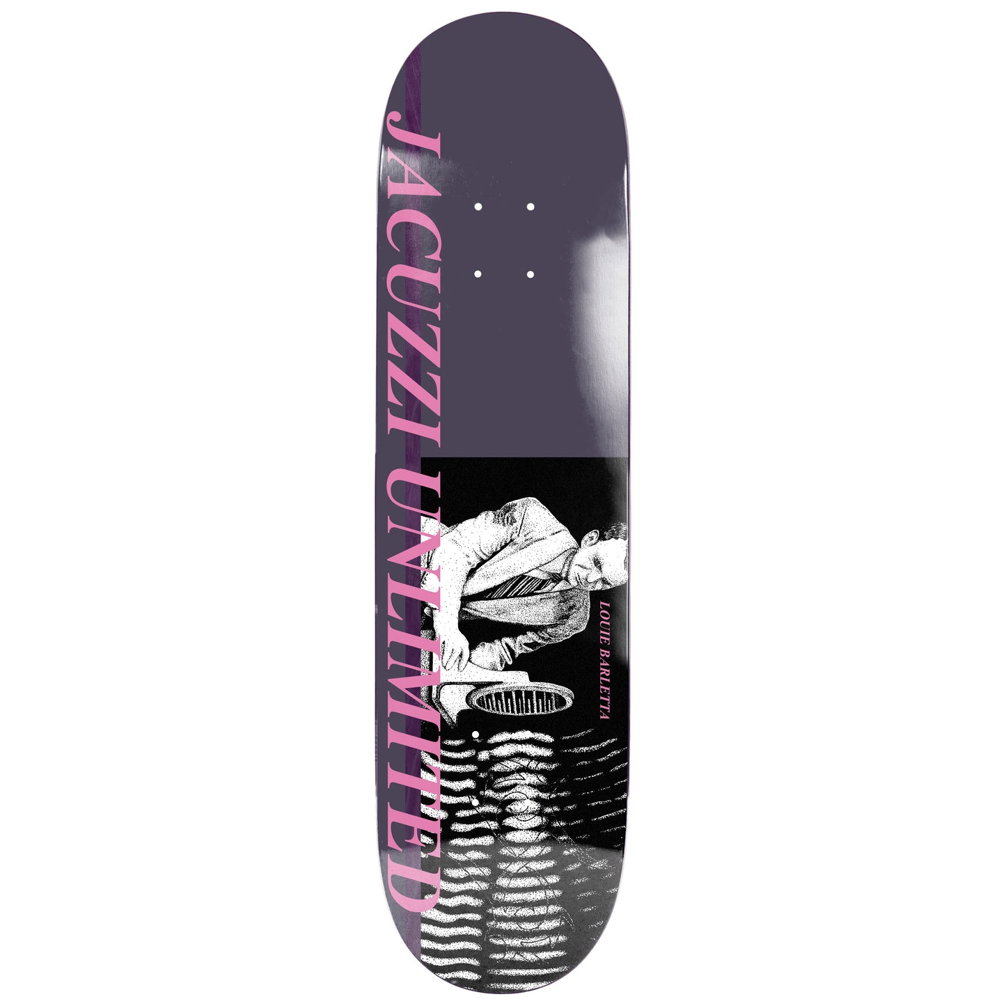 Jacuzzi Louie Barletta Tribal Fan EX7 Plum 8.5" Skateboard Deck