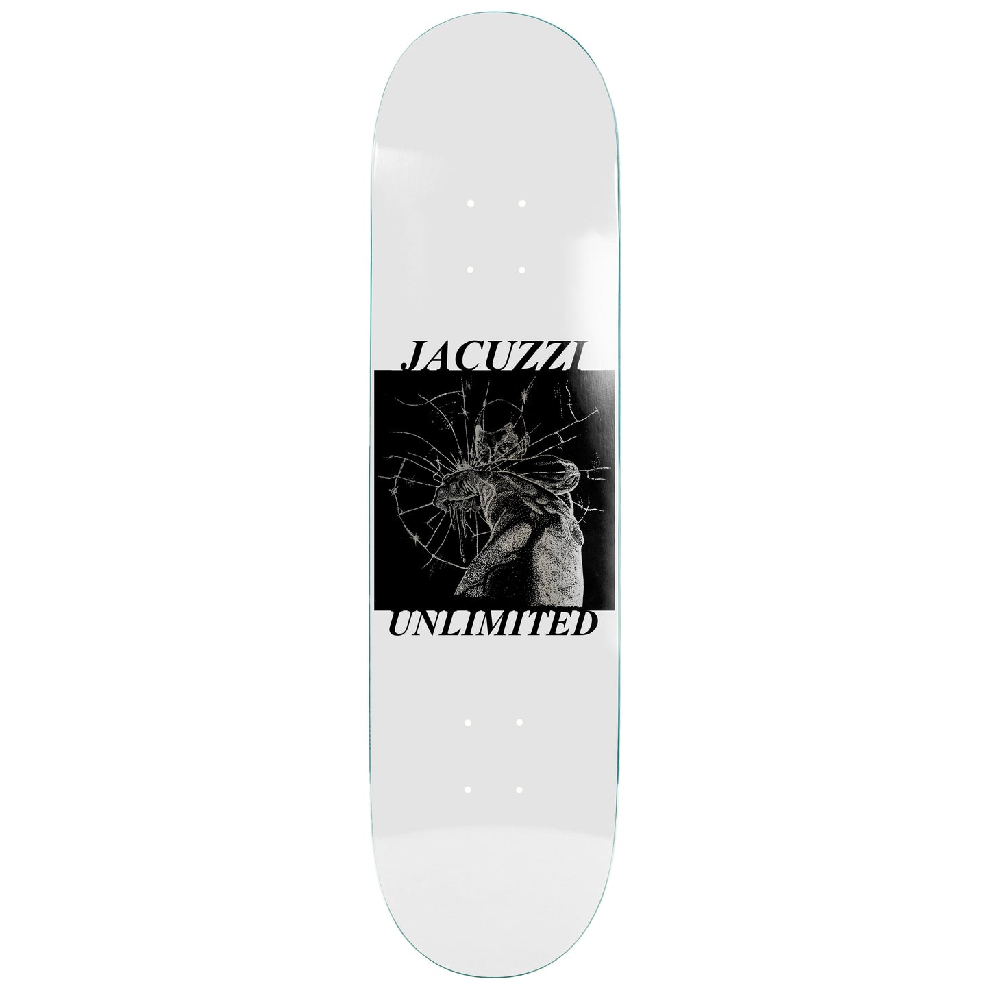 Jacuzzi Smash Jet Ski Popsicle EX7 White 8" Skateboard Deck
