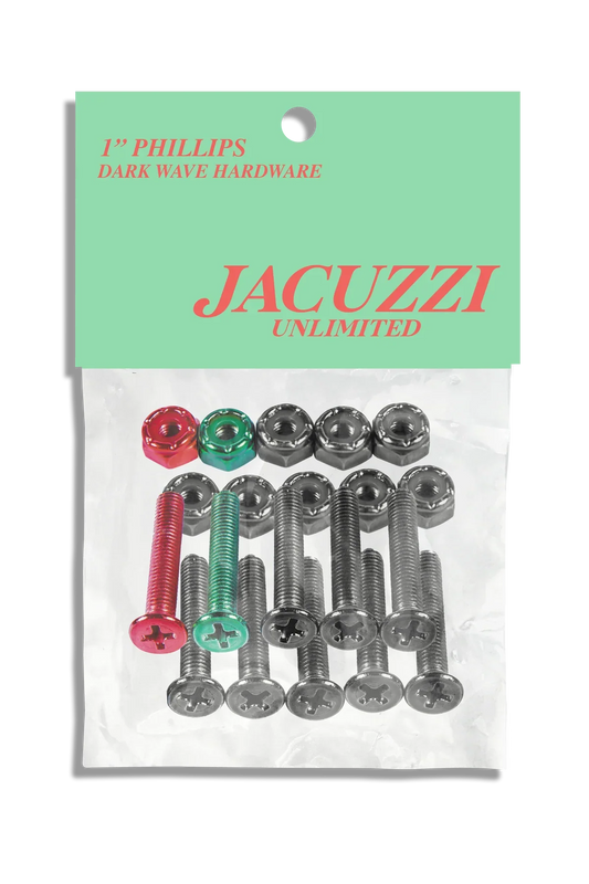 Jacuzzi Dark Wave Hardware Set 1" Phillips - Black/Multi