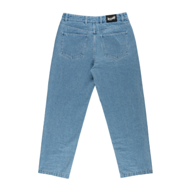 Welcome Immortal Washed Blue Denim Pants - Bow Shock Marketplace