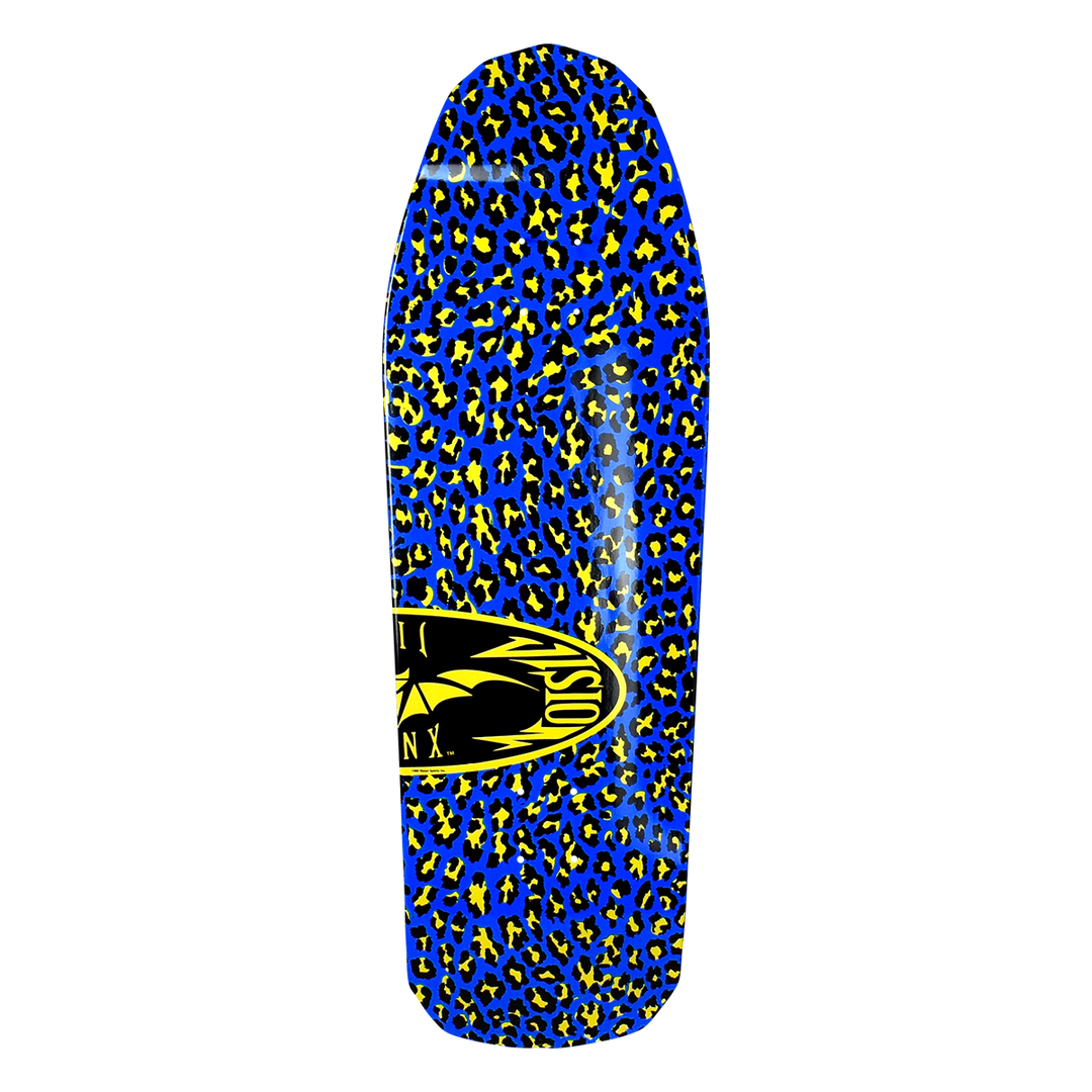 VISION JINX LEOPARD OVAL 10" SKATEBOARD DECK - Bow Shock Marketplace