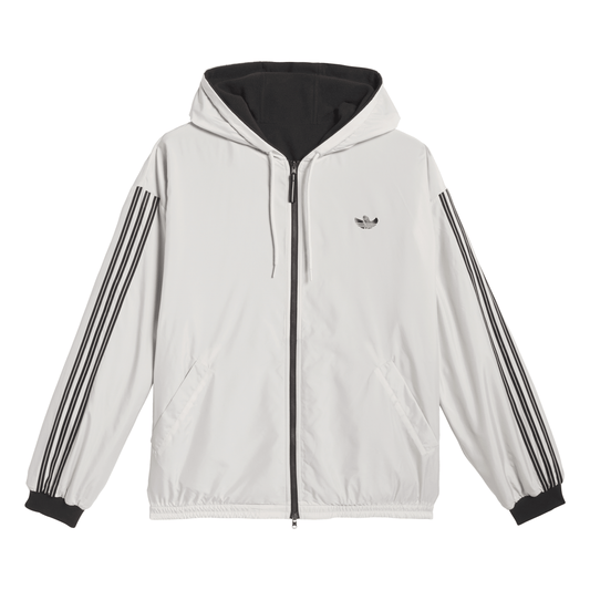 Adidas Skateboarding x Gonz Shmoofoil Aluminum / Black Reversible Warmup Jacket