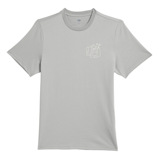 Adidas Skateboarding x Gonz Shmoofoil Stairs Grey/Alumina S/s Shirt