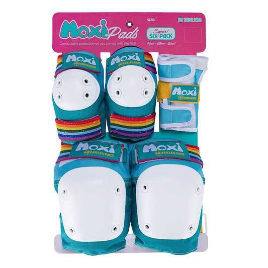 187 Killer Pads MOXI Six Pack Pad Set Wrist Guards / Elbow Pads / Knee Pads - Bow Shock Marketplace