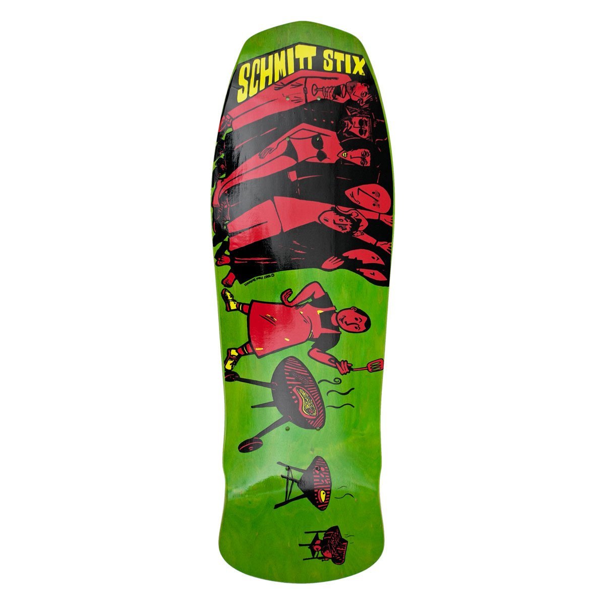 Schmitt Stix Joe Lopes BBQ Modern Concave 10.125" Skateboard Deck - Bow Shock Marketplace