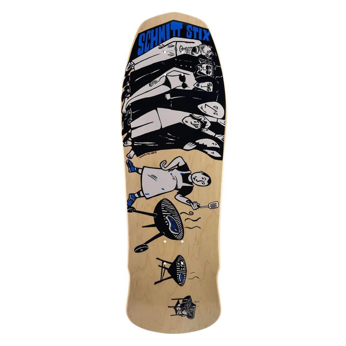 Schmitt Stix Joe Lopes BBQ 10.125" Skateboard Deck - Bow Shock Marketplace