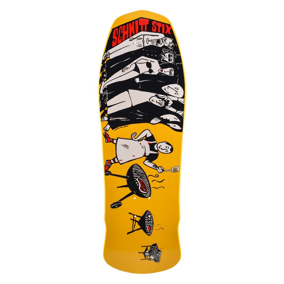 Schmitt Stix Joe Lopes BBQ 10.125" Skateboard Deck - Bow Shock Marketplace