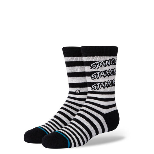 Stance Triple Stacked Kids Crew Socks - Black - Bow Shock Marketplace