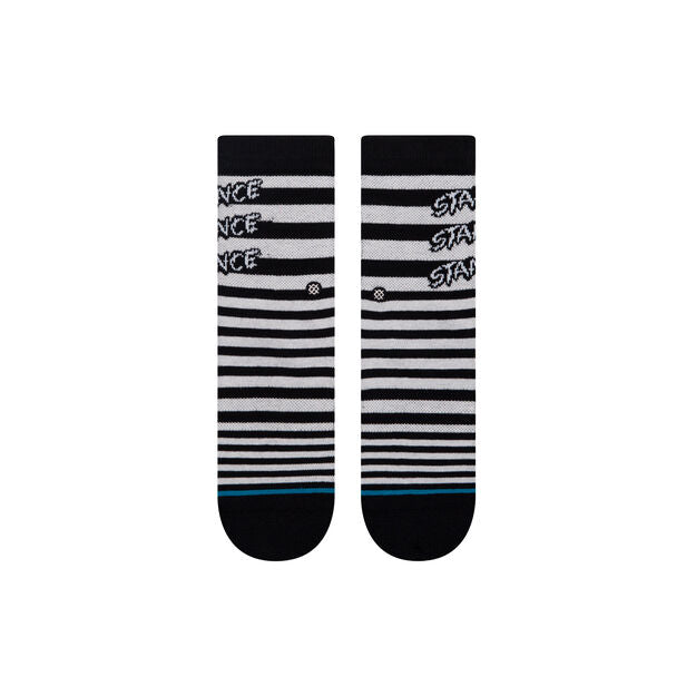 Stance Triple Stacked Kids Crew Socks - Black - Bow Shock Marketplace